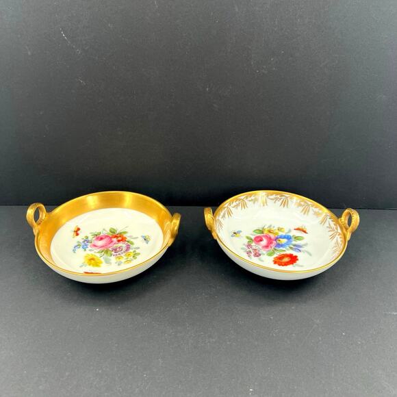 KPM Berlin - 2 Bowls - Gilded Gold - Vintage - 20th century